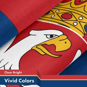 <span class=keywords><strong>Bandera</strong></span> de <span class=keywords><strong>Serbia</strong></span> de 3x5 Pies, Impresa en Poliéster, <span class=keywords><strong>Bandera</strong></span> Nacional de <span class=keywords><strong>Serbia</strong></span> con Descuento - Product Image 3