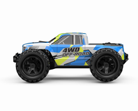 MJX Hyper GO 18208 1/18 4WD RTR Monster Truck à moteur brossé 30km/h, moteur 380, ESC 30A, servo 17g, 2x7.4V 1500mAh, télécommande 2.4G