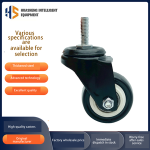 2-Zoll Gold PP Diamant Flachboden Universal-Schraubrad M12 Kugellager 45KG Tragfähigkeit Langlebige Konstruktion - Product Image 5