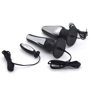 Vibrateur <span class=keywords><strong>anal</strong></span> électrique à électrochocs, <span class=keywords><strong>plug</strong></span> <span class=keywords><strong>anal</strong></span> vibrant en silicone, jouet sexuel pour femmes et hommes - Product Image 4