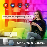 Plafonnier LED encastré intelligent 6 pouces avec boîtier J-Box, 12W, ultra-plat, à changement de couleur RGB, directement de l'usine