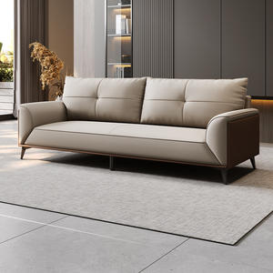 Canapé de bureau Saint-Lee en cuir PU, éponge haute densité, confortable pour les réunions d'affaires et les réceptions VIP - Product Image 2