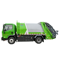 Camion à ordures compacteur électrique Yutong 8m³, camion de collecte des déchets zéro émission