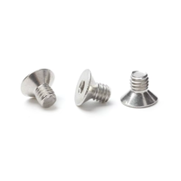 Vis à tête fraisée hexagonale en acier inoxydable 304 DIN 7991