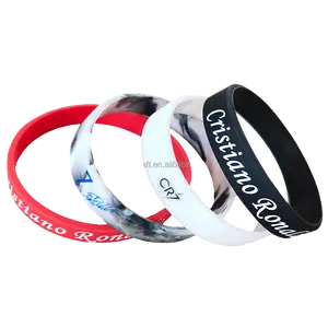 Customized Logo Personalized Silicone Bracelets Sports Wristband Bracelet With Cheap Price