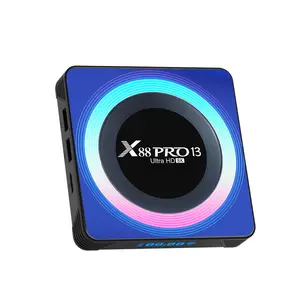 新着RK3528 Android 13.0 4KHDセットトップボックスX88PRO13 2gb 16gb 4GB 64GB 5G WIFI Smart Android OTT TV Box X88 PRO13