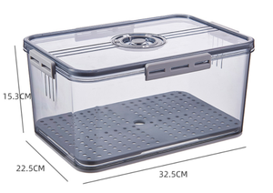Organizador Apilable para Refrigerador y Congelador, Cajón, Contenedor, Cesta con Tapas Ventiladas - Product Image 5