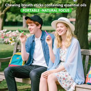Nhai tinh dầu hơi thở thanh, nhai thở thanh cho hơi thở tươi di động bằng miệng cố định bỏ hút thuốc nhai gậy - Product Image 5