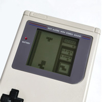 Kit d'écran LCD HISPEEDIDO 2,5 pouces en niveaux de gris pour GameBoy GB DMG, même taille d'affichage, installation facile, menu OSD intégré.
