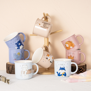 Taza de café de cerámica de imitación esmaltada Tazas Con Diseno Regalo Taza <span class=keywords><strong>Para</strong></span> <span class=keywords><strong>Cafe</strong></span> - Product Image 1