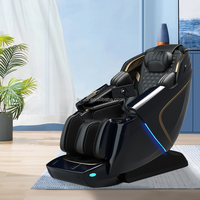 Sillón de Masaje de Lujo 4D para Todo el Cuerpo, Gravedad Cero, Inteligencia Artificial, Automático, Estiramiento Tailandés 3D, Pista SL, Eléctrico, Shiatsu