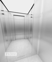 Ascenseur domestique moderne de 0.5 m/s avec entraînement AC de machine de traction sans engrenage pour ascenseur d'appartement Solution rentable