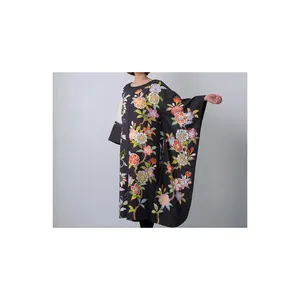 Kyo-Bata kimono de seda corta para mujer, Kyo Yuzen techniques