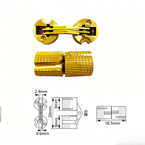 10mm Brass Kitchen Bucket Hinge Modern Eco-friendly Concealed Cabinet Bld-bucket Hinge 180 Degree Opening Full Visibility and - Product Image 4