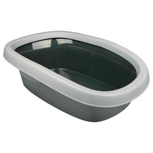 Bac hygiénique Carlo 2 38 x 17 x 58 cm gris clair pour litière de chat - Product Image 1