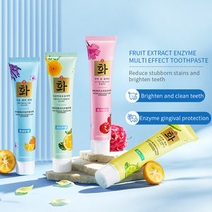 Hanfen OEM/OEM fruits citron vitamine C Dentifrice blanchissant les dents Nettoyer les taches dentaires <span class=keywords><strong>Protection</strong></span> gingivale Dentifrice à la menthe à base de plantes - Product Image 1