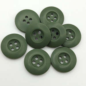 Nhà Máy Giá màu xanh đậm kích thước lớn nút bóng 30L 4 lỗ nút quần áo nhựa nhựa Áo khoác phù hợp với 4 lỗ nút phẳng - Product Image 2