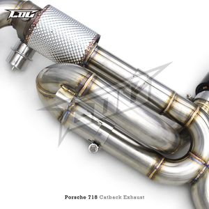 Tuning Axle Back para PORSCHE 718 <span class=keywords><strong>Boxster</strong></span>/Cayman 2,0 2016-2023 Tubo de escape de acero inoxidable con sistema de silenciador Catback con válvula - Product Image 4