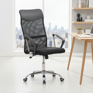 Sedie Ergonomiche in Rete con Schienale Alto, <span class=keywords><strong>Poltrone</strong></span> Moderne per <span class=keywords><strong>Ufficio</strong></span> e Casa, Vendita all'Ingrosso - Product Image 4