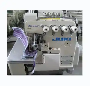 Used Jukis MO6900 Series With Super High Speed Mini Overlock Industrial Sewing Machine
