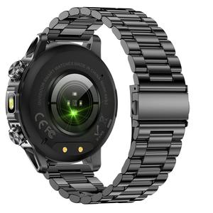 Reloj Inteligente AK92 con <span class=keywords><strong>Linterna</strong></span>, Brújula, Más de 100 Modos Deportivos, Llamadas por Bluetooth, Resistente al Agua IP68, Monitor de Frecuencia Cardíaca, Presión Arterial y Oxígeno - Product Image 4