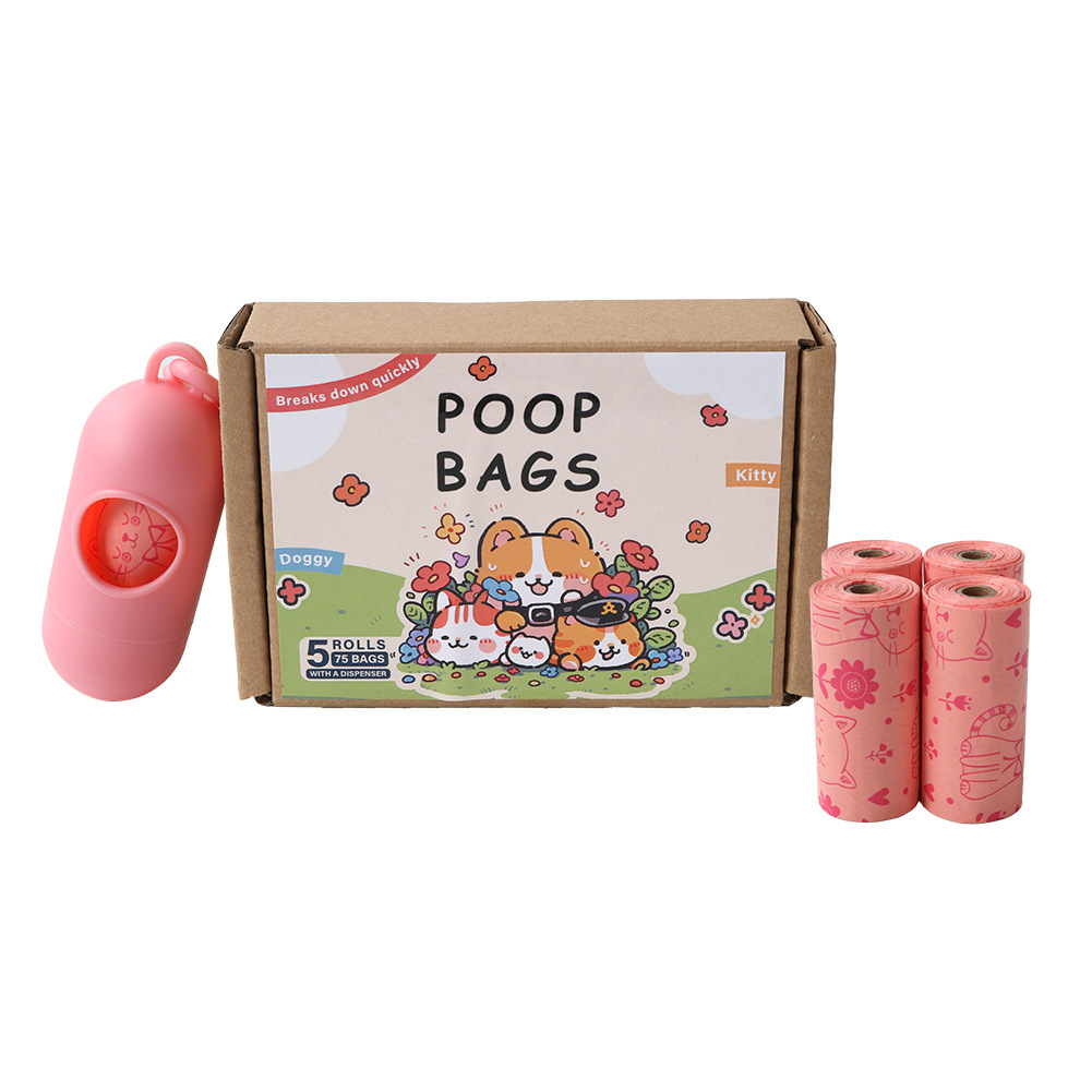 5 rouleaux rose + distributeur + parfum citron