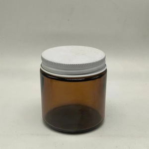 Bougeoirs en verre de 100g de couleur bleu vert thé - Couvercle en aluminium à bord roulé, logo sérigraphié - Product Image 6