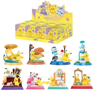 Figurines d'action d'anime <span class=keywords><strong>Pokémon</strong></span> <span class=keywords><strong>Pikachu</strong></span> et ses amis Série Boîtes mystère Funism Collection originale Modèle Ornement Jouets Cadeau - Product Image 1
