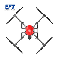 Drone agricole intelligent portable EFT E410P à 4 axes, 10L, 10KG, en aluminium, avec pulvérisation automatique par GPS et hélices pliables pour petites/moyennes exploitations agricoles