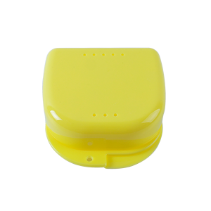 علبة حافظة محمولة نحيفة مخصصة للأسنان الاصطناعية مع شعار مخصص - Product Image 1