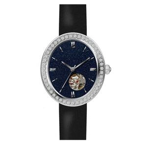 Vrouwen Luxe Automatische Horloges Met Japan Miyota 6T28 Automatische Beweging Dame Jurk Horloge Met Lederen Band - Product Image 1