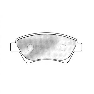 Juego de Pastillas de Freno Delanteras DYNAS PF1104 para Grand Scenic II Kangoo Megane II Scenic II Hecho en Italia - Product Image 1