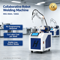 Robot de soudage collaboratif facile à utiliser avec pendentif de programmation et logiciel de soudage à écran tactile