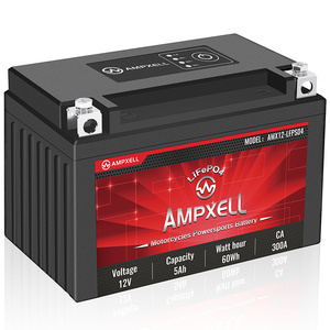 Produits phares : Batterie au lithium de démarrage AMPXELL 12V 5Ah 64Wh CA300A pour moto et motoneige - Product Image 3