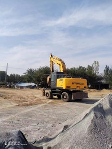 Hyundai 210w-7 excavatrice originale de roue de peinture pelle sur roue de 20 tonnes de Corée 210w-7 210w-9 remise de prix bon marché à vendre - Product Image 4