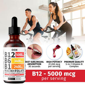 OEM vitamina B complessi gocce liquide integratori di vitamina <span class=keywords><strong>B12</strong></span> con vitamina B6 <span class=keywords><strong>integratore</strong></span> di nutrizione orale - Product Image 4