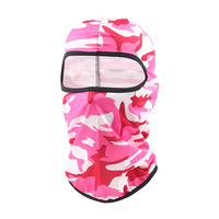 Masque facial tactique de camouflage de Spandex de polyester respirant de haute qualité pour les femmes OEM cagoule un trou pour la moto de sport