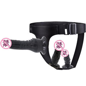 Mujeres <span class=keywords><strong>y</strong></span> lesbianas juguetes sexuales doble pene arnés Correa en consolador Venta caliente arnés Correa en Consolador - Product Image 5
