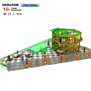 Nuevo Diseño de Fábrica, Parque Infantil Interior Personalizado, Materiales de Aventura con Cuerdas para Niños - Product Image 2