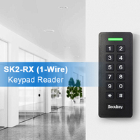 Lector de Tarjetas RFID de Proximidad con Cable, 125KHz 13.56MHz, con Teclado, para Sistemas de Control de Acceso, Resistente al Agua IP66 para Exteriores