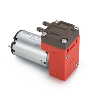 Mini pompe à air à diaphragme 4,6 L/min, 12 V CC, anti-corrosion, régulation de vitesse PWM, pompe à diaphragme micro pour échantillonnage de gaz