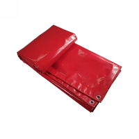 Tissu de bâche en polyester tissé laminé PVC imperméable et ignifuge, résistant au vent
