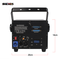 Projecteur laser RGB 3W SHEHDS, faisceau de lumière, scanner de ligne, effet d'éclairage de scène DJ disco, fête, mariage, vacances, bar, club, lumière DMX