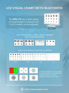 Optik UnitDPS-700 görüş test cihazı ile SJ optik dijital Phoropter optik taşınabilir optometri ekipmanları otomatik Phoropter - Product Image 5