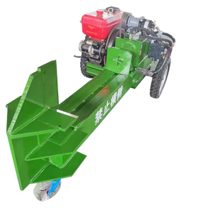 2023 Diesel hydraulique bois fendeur de bûches grand arbre racine souche fendage Cutter Machine <span class=keywords><strong>vis</strong></span> fendeur de bûches - Product Image 1