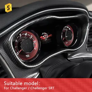 ES N-<span class=keywords><strong>TZZ</strong></span>-193 Carbonfaser-Armaturenbrett-Zubehör für Dodge Challenger SRT - Product Image 6