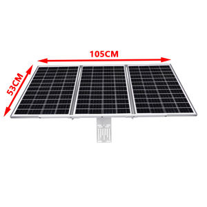 Pemasok daya tenaga surya luar ruangan isi ulang 120W 60AH berlaku untuk sistem dahua atau hikvision 4g kamera DC 12V - Product Image 1