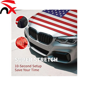 Funda Elástica para Coche con Bandera Americana de Alta Calidad, 120*160cm, para Cubrir el Capó del Motor, para Partidos de Fútbol 2026, Venta al Por Mayor - Product Image 6