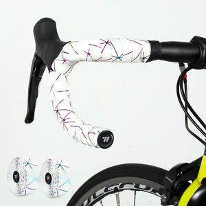 غرب الدراجات المهنية الملونة المقود دراجة الشريط عالية الجودة المضادة للانزلاق المطاط مع المقابس نهاية شريط - Product Image 5