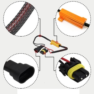 Lorida H7 <span class=keywords><strong>LED</strong></span> Điện trở Kit 50 Wát <span class=keywords><strong>6</strong></span> <span class=keywords><strong>Ohm</strong></span> <span class=keywords><strong>Led</strong></span> Đèn Pha điện trở chống nhấp nháy lỗi bộ giải mã tải điện trở cho đèn <span class=keywords><strong>Led</strong></span> - Product Image 2